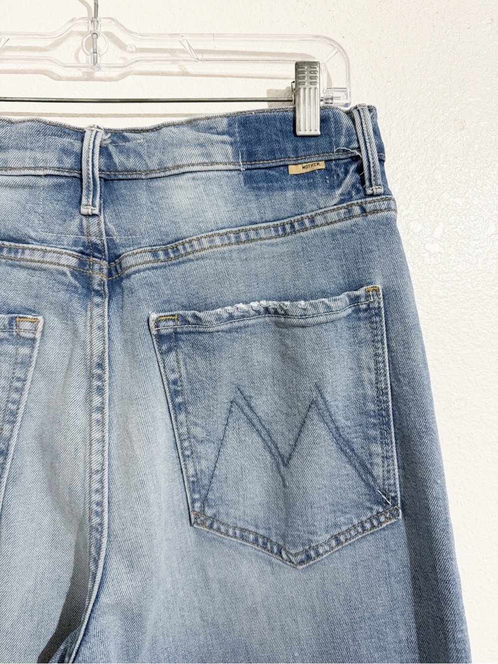 Mother Superior The Spitfire Sneak Low Rise Straight Leg Jeans in I Confess - Picture 9 of 12